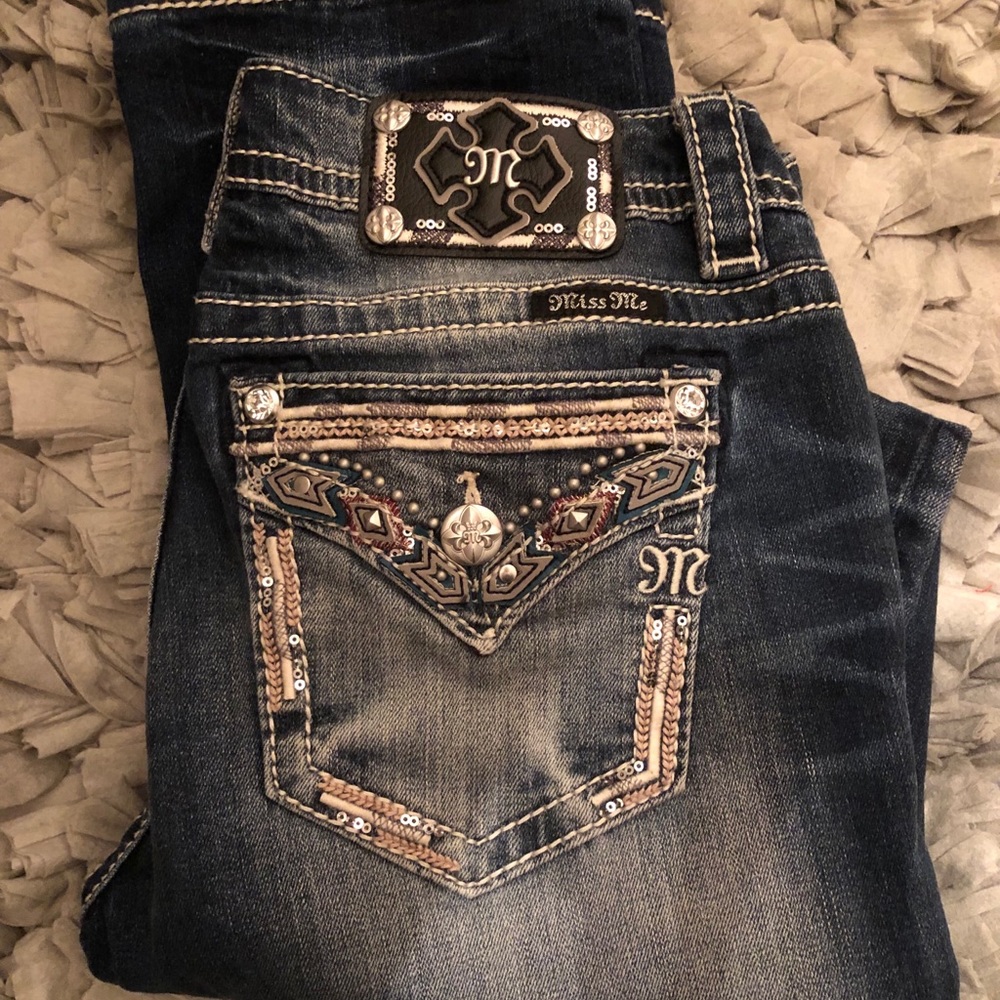 Miss Me Signature straight jeans size 29-worn once